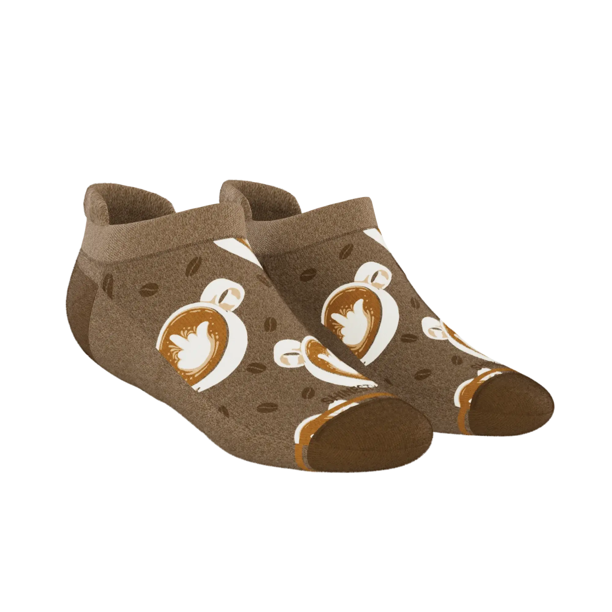 The Caf-fiend | Coffee Heel Hammock™ Ankle Socks - Shinesty - Flyclothing LLC
