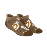 The Caf-fiend | Coffee Heel Hammock™ Ankle Socks - Shinesty - Flyclothing LLC