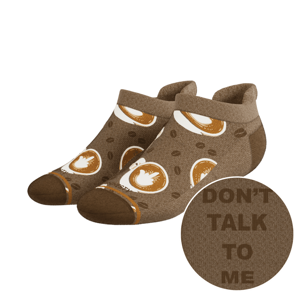 The Caf-fiend | Coffee Heel Hammock™ Ankle Socks - Shinesty - Flyclothing LLC