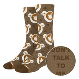 The Caf-fiend | Coffee Heel Hammock™ Crew Socks - Shinesty - Flyclothing LLC