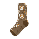 The Caf-fiend | Coffee Heel Hammock™ Crew Socks - Shinesty - Flyclothing LLC