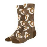 The Caf-fiend | Coffee Heel Hammock™ Crew Socks
