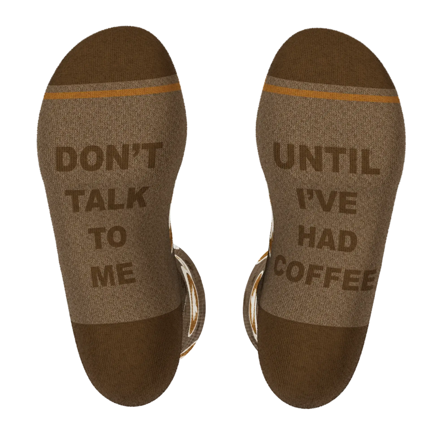 The Caf-fiend | Coffee Heel Hammock™ Crew Socks - Shinesty - Flyclothing LLC