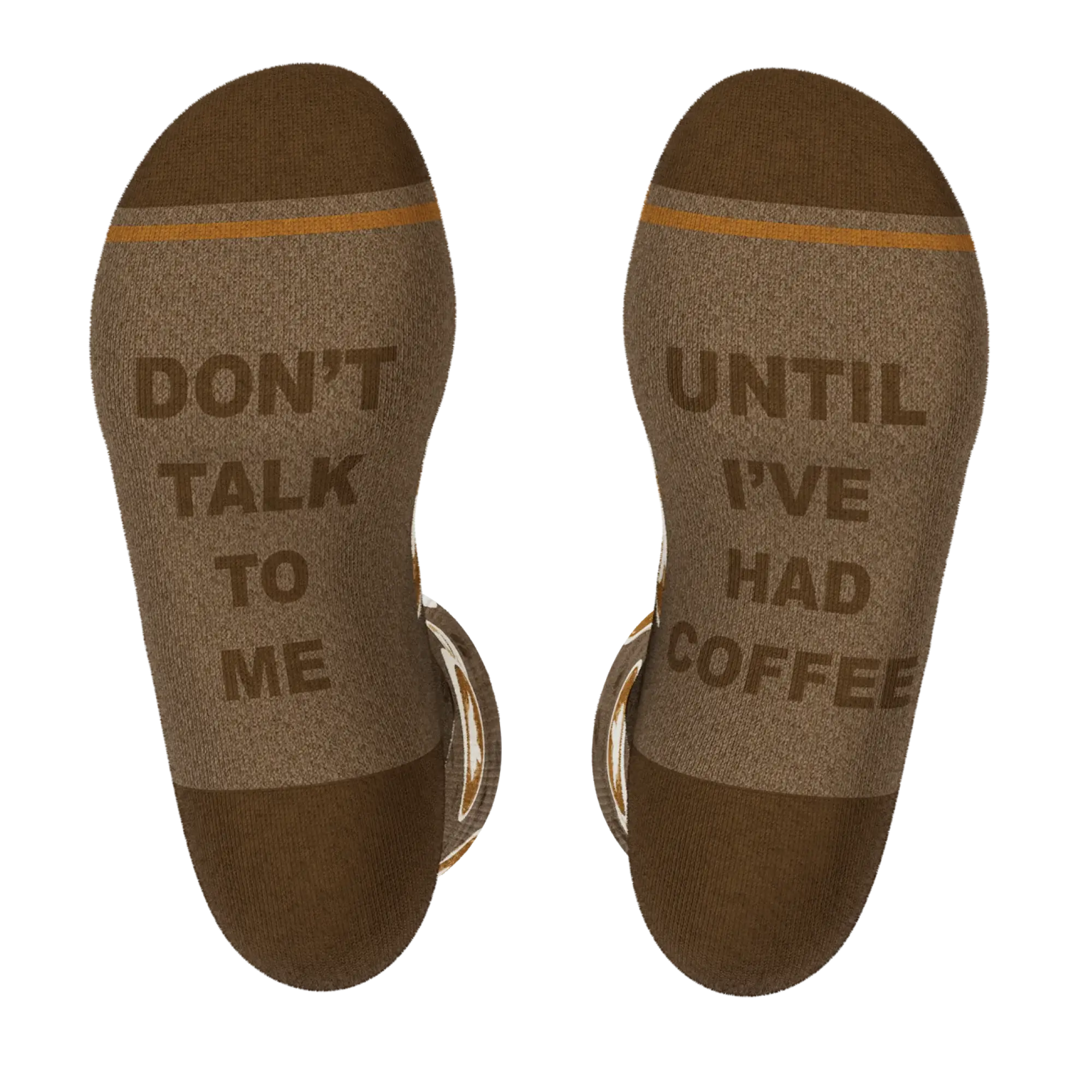 The Caf-fiend | Coffee Heel Hammock™ Crew Socks - Shinesty - Flyclothing LLC