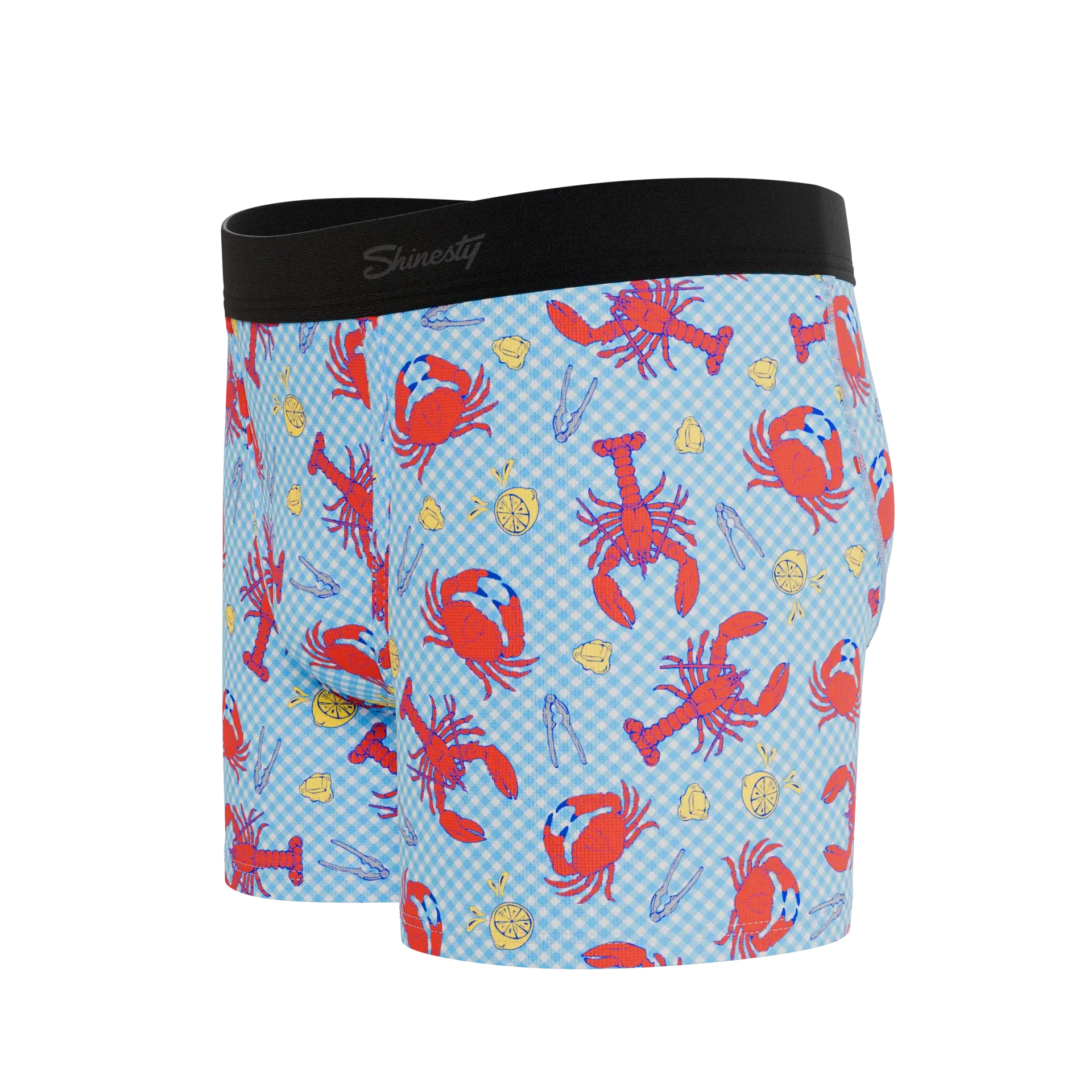 The Cajun Cookout | Summer Crabs Boy's Boxer Briefs - Shinesty - Flyclothing LLC