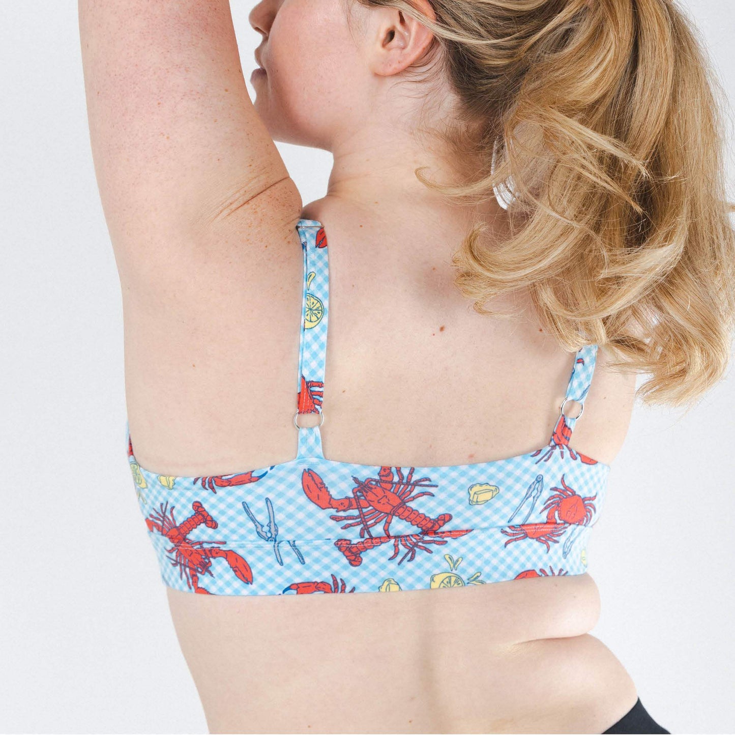 The Cajun Cookout | Summer Crabs Boob Hammock™ Plunge Bralette - Shinesty - Flyclothing LLC