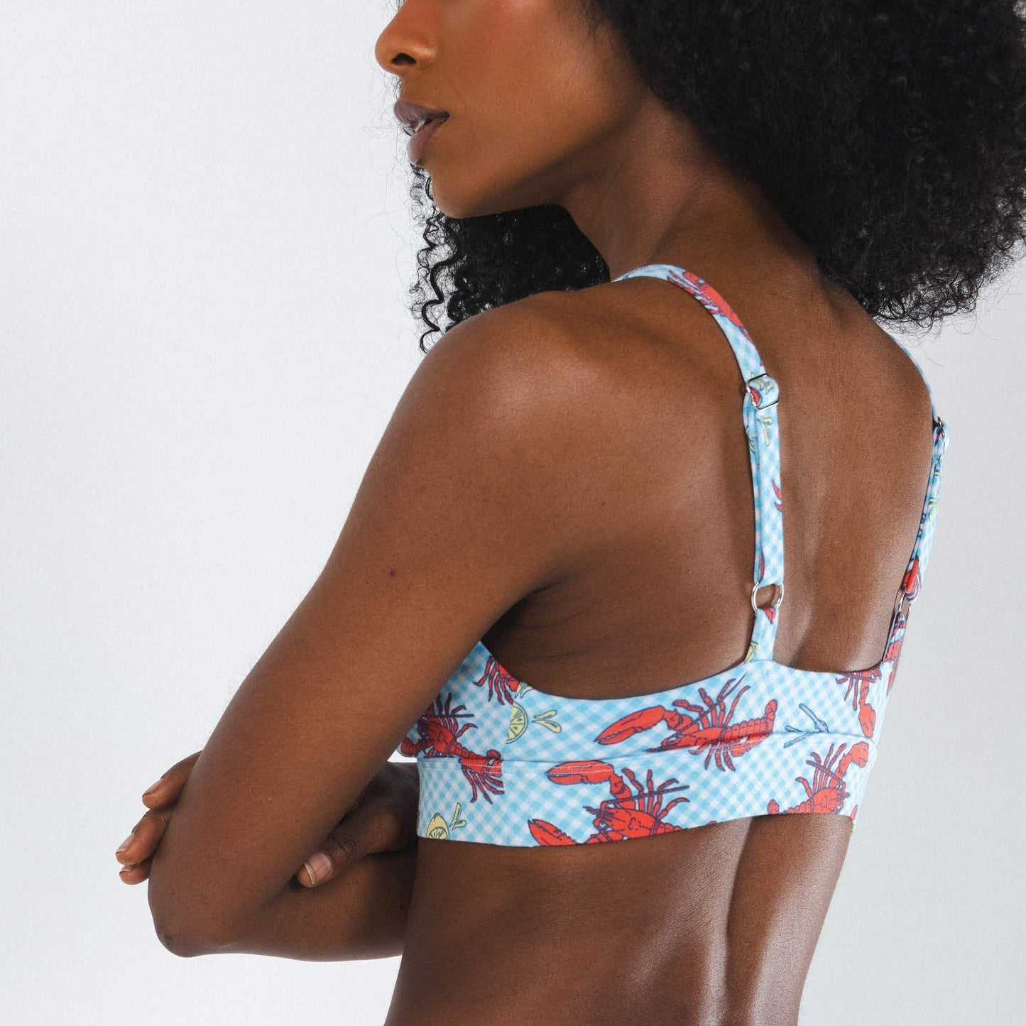 The Cajun Cookout | Summer Crabs Boob Hammock™ Plunge Bralette - Shinesty - Flyclothing LLC