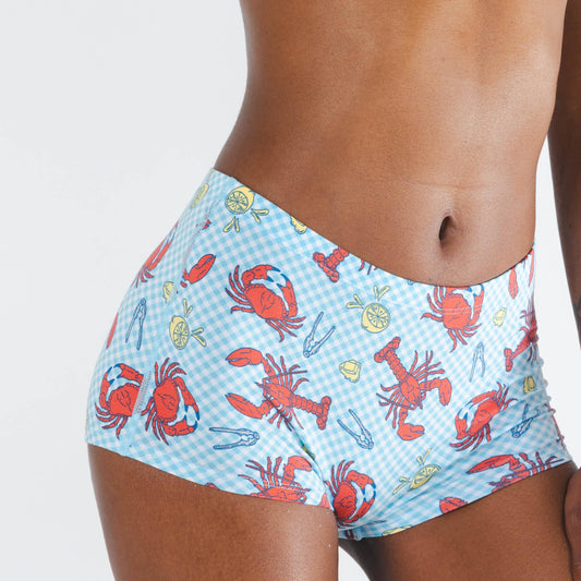The Cajun Cookout | Summer Crabs Modal Boyshort Underwear - Shinesty - Flyclothing LLC