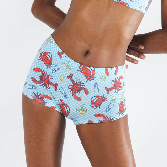 The Cajun Cookout | Summer Crabs Modal Boyshort Underwear - Shinesty - Flyclothing LLC
