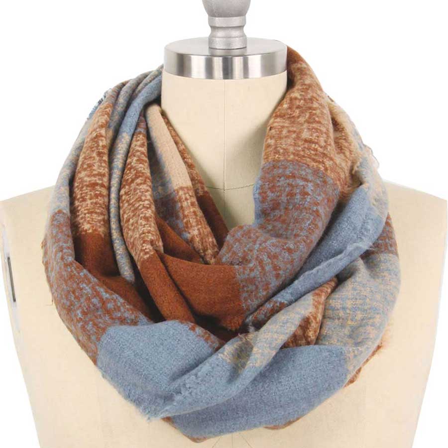 Check Infinity Scarf - Madeline Love - Flyclothing LLC