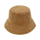 Solid Corduroy Bucket Hat - Madeline Love - Flyclothing LLC