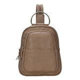 Solid Faux Leather Sling Bag - Madeline Love - Flyclothing LLC