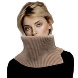 Solid Ribbed Knit Snood Scarf - Madeline Love - Flyclothing LLC