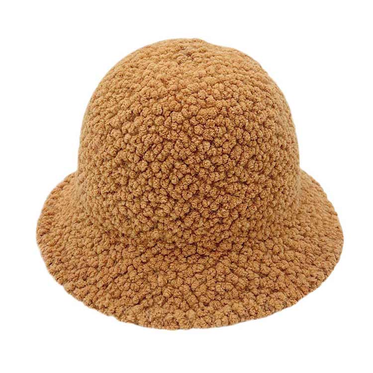 Teddy Sherpa Bucket Hat - Madeline Love - Flyclothing LLC