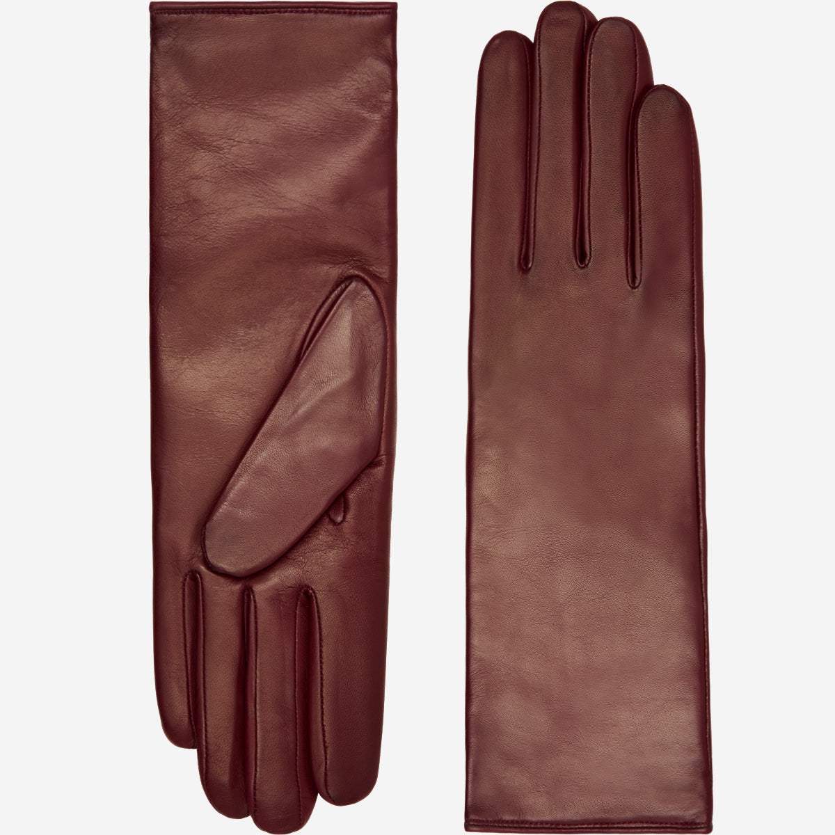 Camilla (xb) - Italian long leather winter gloves with luxurious cashmere lining - Leather Gloves Online - Flyclothing LLC