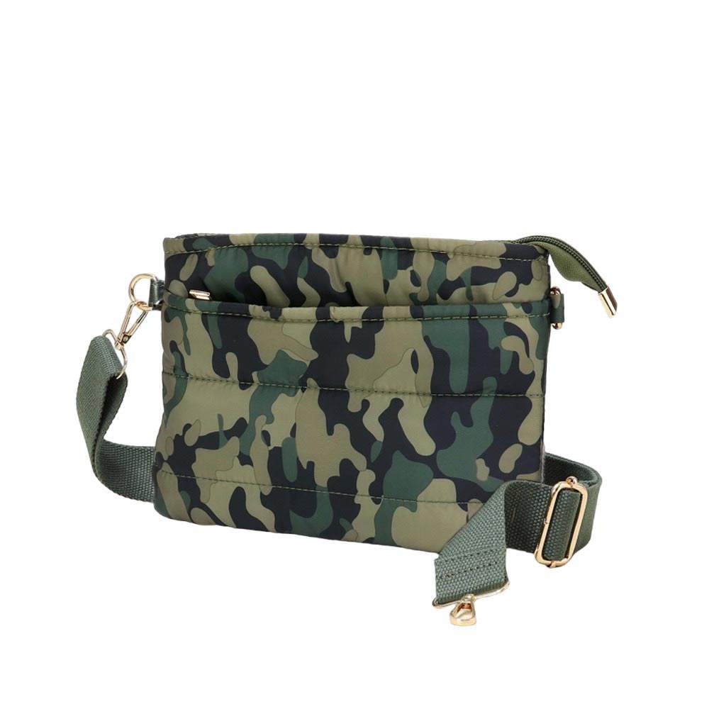 Solid Puffer Crossbody Bag - Madeline Love - Flyclothing LLC