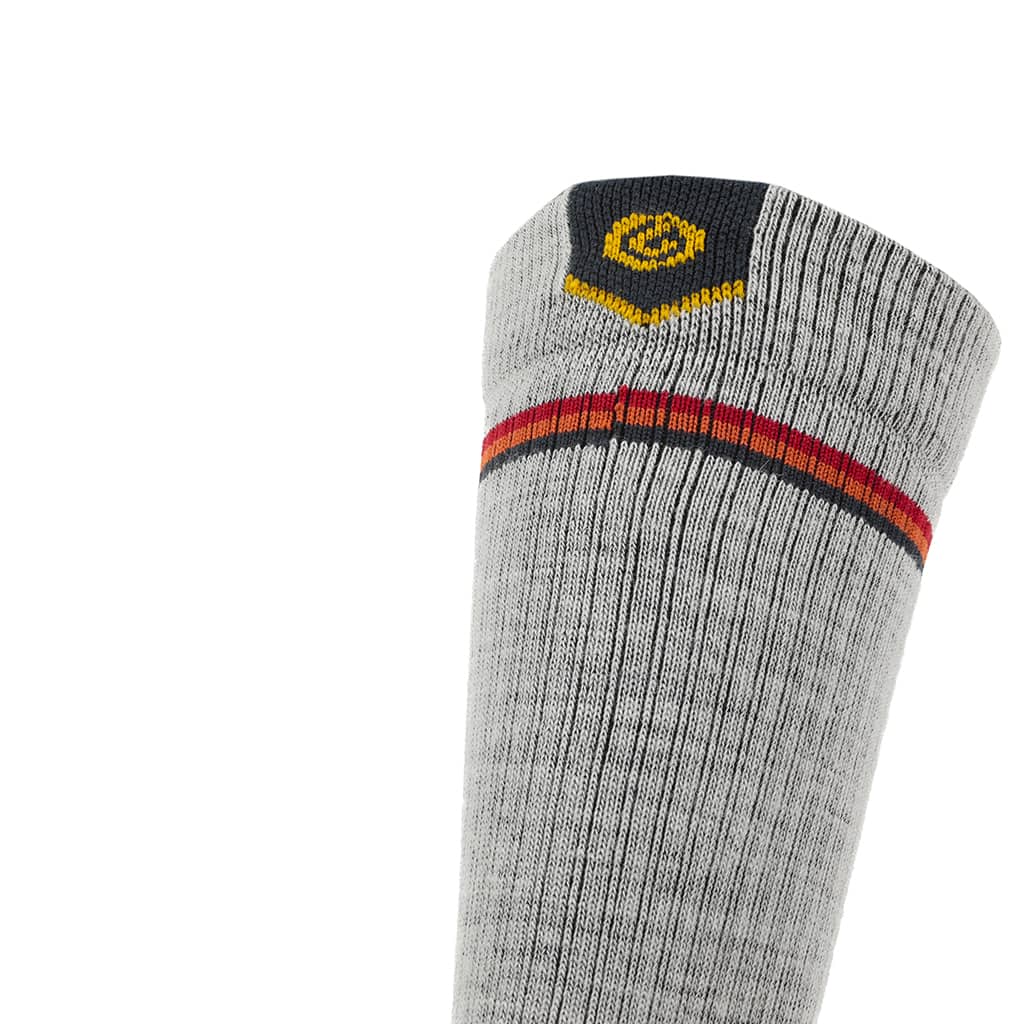 8 Pairs Campfire - Hike Crew Lightweight Merino Wool Sock - GRIP6 - Flyclothing LLC