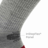 8 Pairs Campfire - Hike Crew Lightweight Merino Wool Sock - GRIP6 - Flyclothing LLC