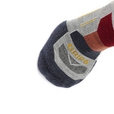 8 Pairs Campfire - Hike Crew Lightweight Merino Wool Sock - GRIP6 - Flyclothing LLC