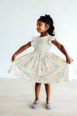 Campus Cutie Flutter Sleeve Twirl Dress - Mila & Rose ® - Flyclothing LLC