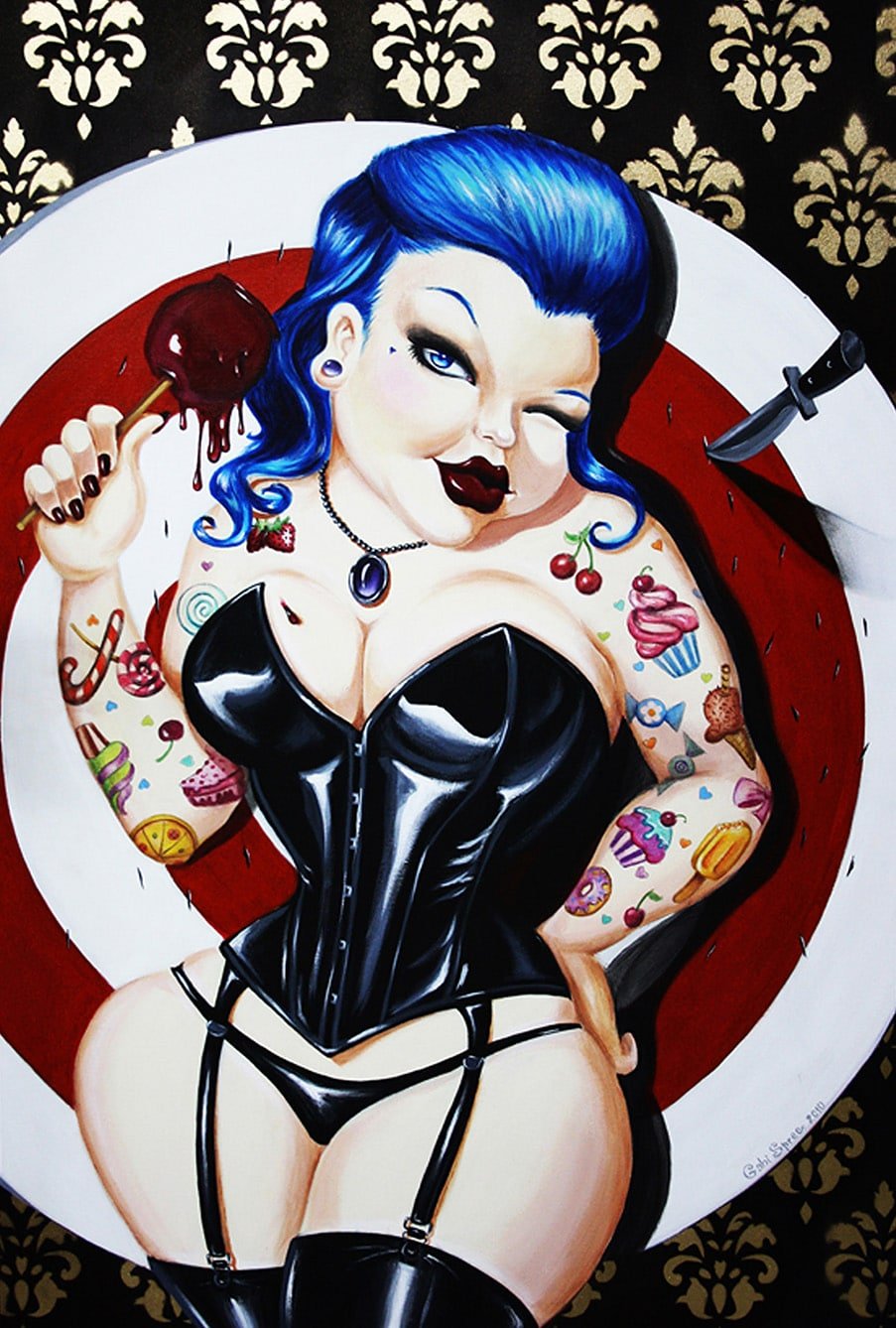 Black Market Art Company Candy Apple Print