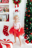 Candy Cane Lane 3/4 Tutu Leotard