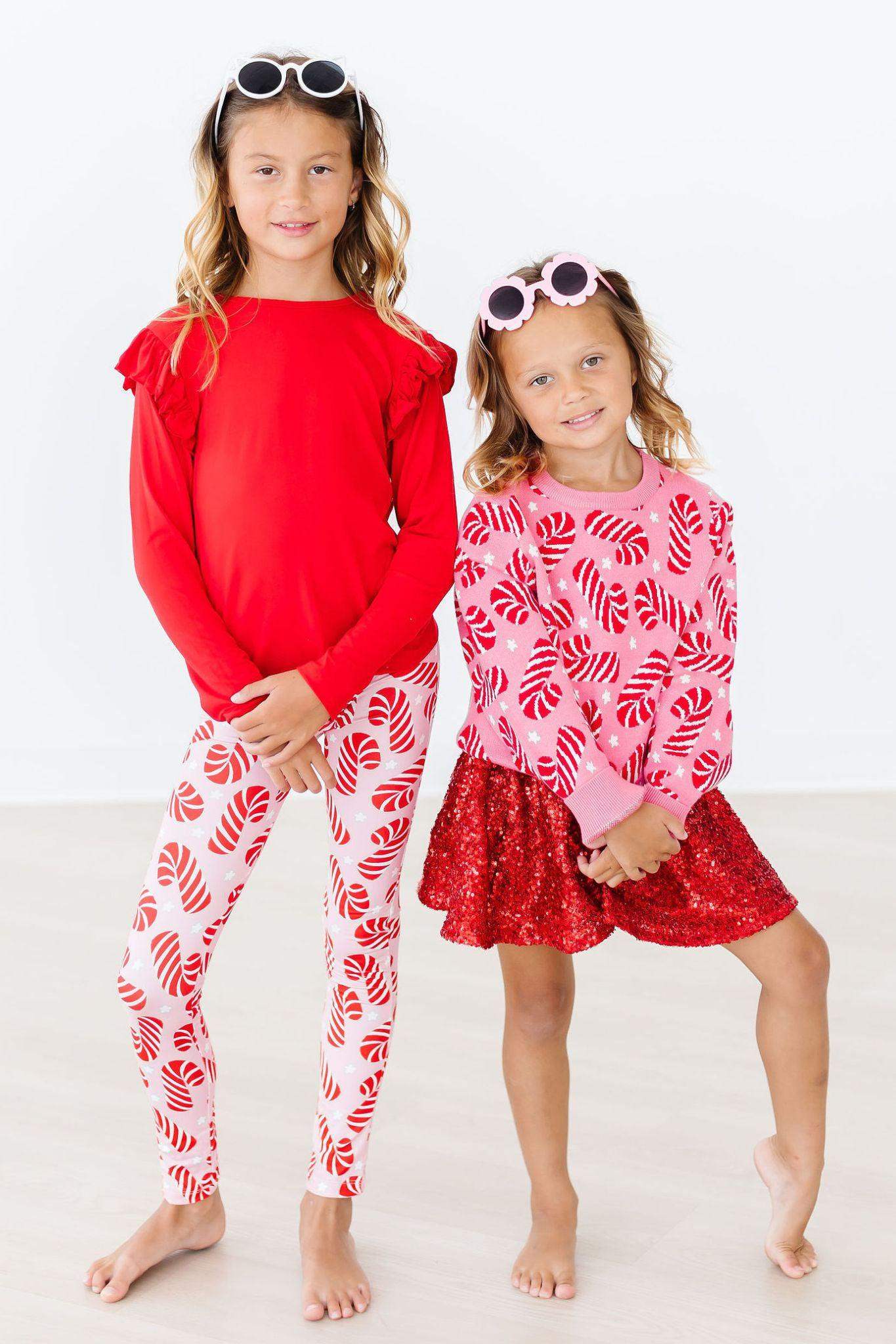 Candy Canes Leggings - Mila & Rose ® - Flyclothing LLC