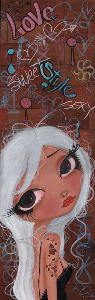 Black Market Art Company Candy Pin Up Girl Print - Black Market Art Company - Flyclothing LLC