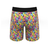 The Candy Crush | Candy Hearts Long Leg Ball Hammock® Pouch Underwear With Fly - Shinesty - Flyclothing LLC
