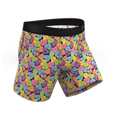 The Candy Crush | Candy Hearts Ball Hammock® Pouch Underwear - Shinesty - Flyclothing LLC