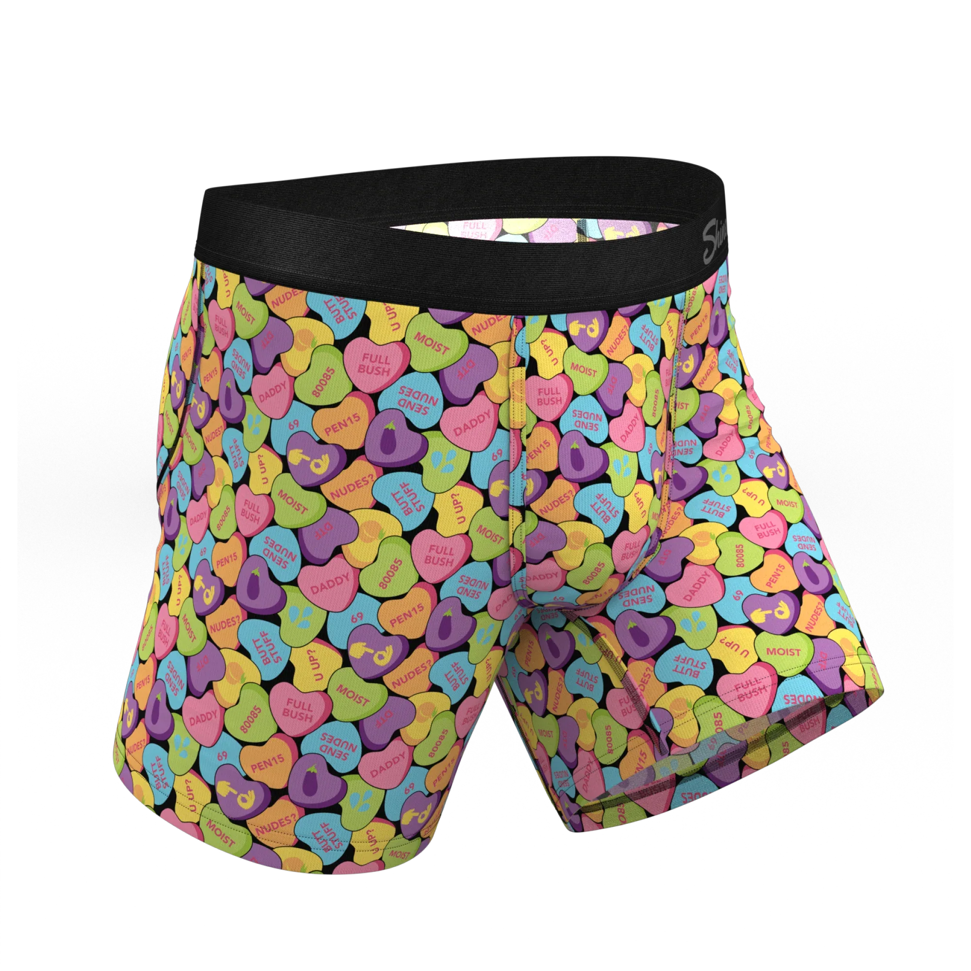 The Candy Crush | Candy Hearts Ball Hammock® Pouch Underwear - Shinesty - Flyclothing LLC