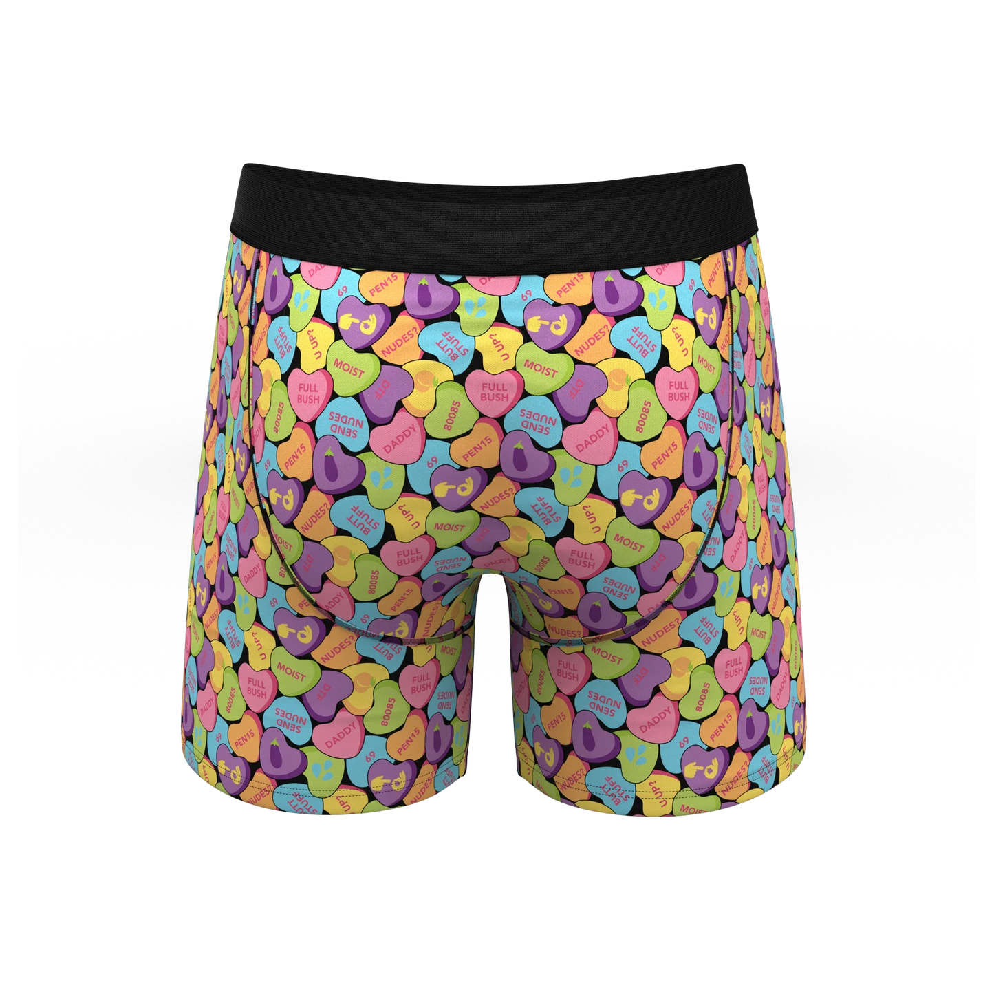 The Candy Crush | Candy Hearts Ball Hammock® Pouch Underwear - Shinesty - Flyclothing LLC