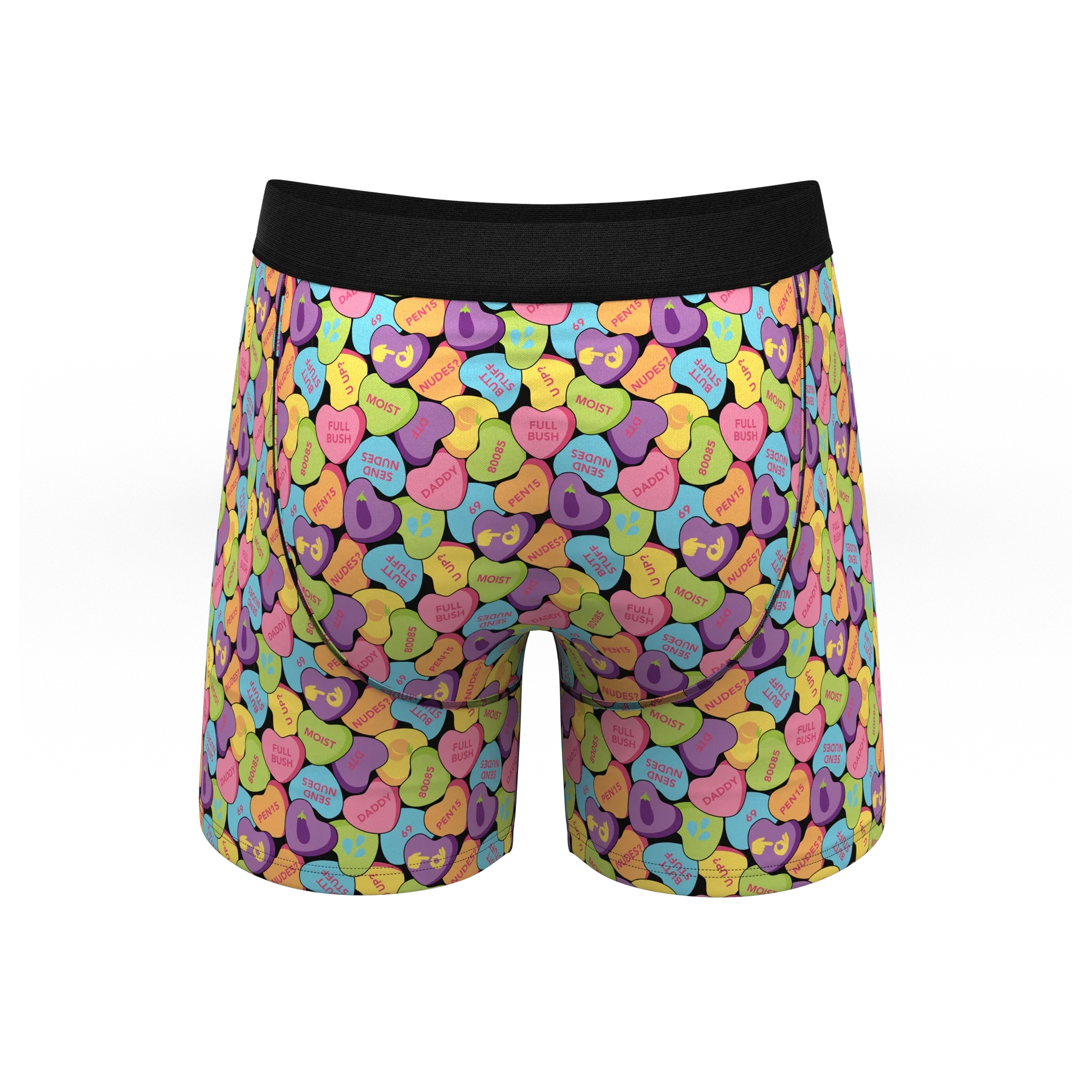 The Candy Crush | Candy Hearts Ball Hammock® Pouch Underwear - Shinesty - Flyclothing LLC