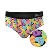 The Candy Crush | Candy Hearts Ball Hammock® Pouch Underwear Briefs - Shinesty - Flyclothing LLC