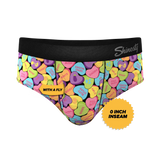 The Candy Crush | Candy Hearts Ball Hammock® Pouch Underwear Briefs - Shinesty - Flyclothing LLC