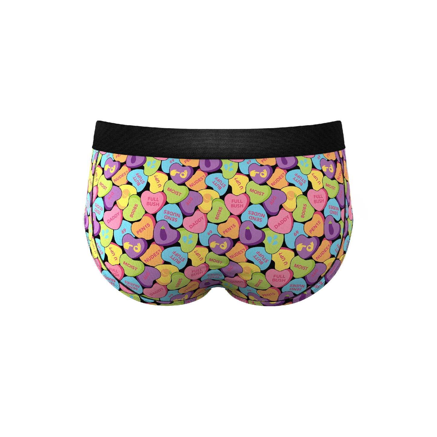 The Candy Crush | Candy Hearts Ball Hammock® Pouch Underwear Briefs - Shinesty - Flyclothing LLC