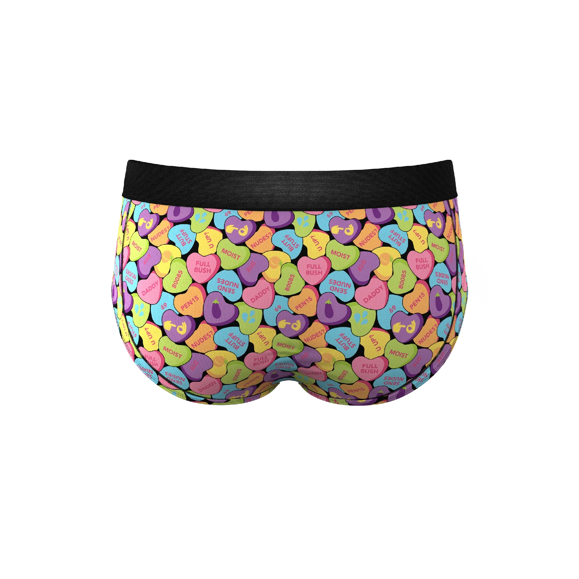 The Candy Crush | Candy Hearts Ball Hammock® Pouch Underwear Briefs - Shinesty - Flyclothing LLC