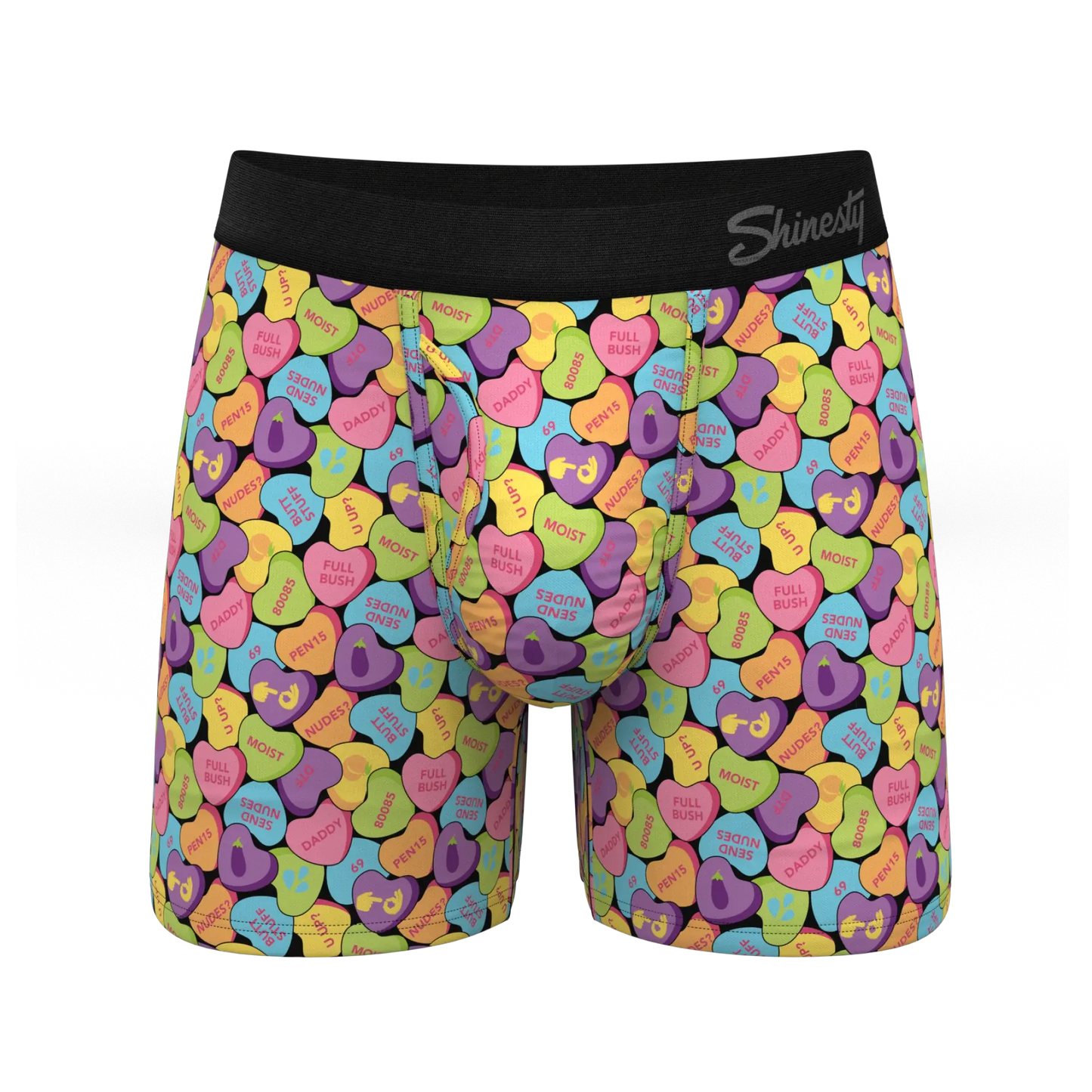 The Candy Crush | Candy Hearts Ball Hammock® Magnum Big Pouch Underwear - Shinesty - Flyclothing LLC