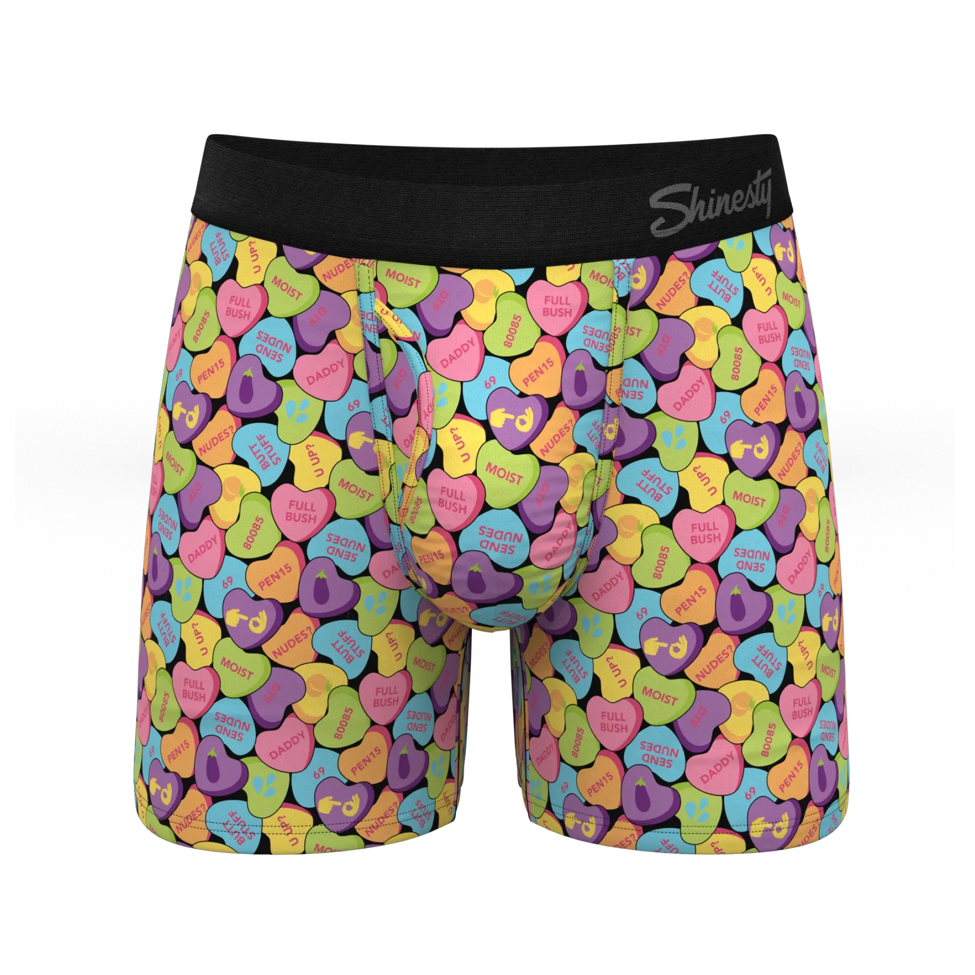 The Candy Crush | Candy Hearts Ball Hammock® Magnum Big Pouch Underwear - Shinesty - Flyclothing LLC