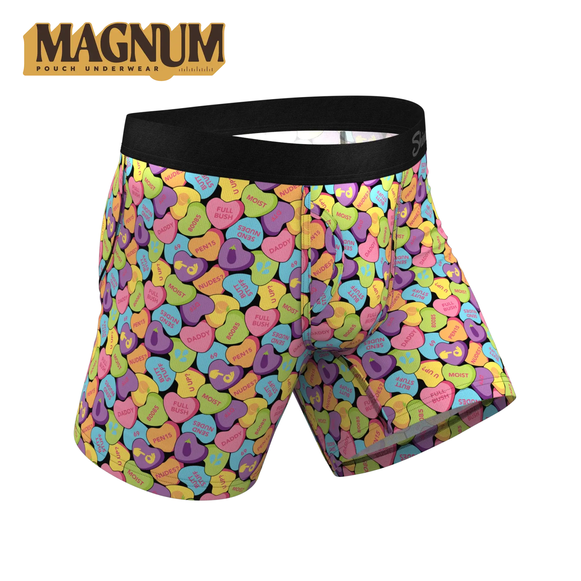 The Candy Crush | Candy Hearts Ball Hammock® Magnum Big Pouch Underwear - Shinesty - Flyclothing LLC