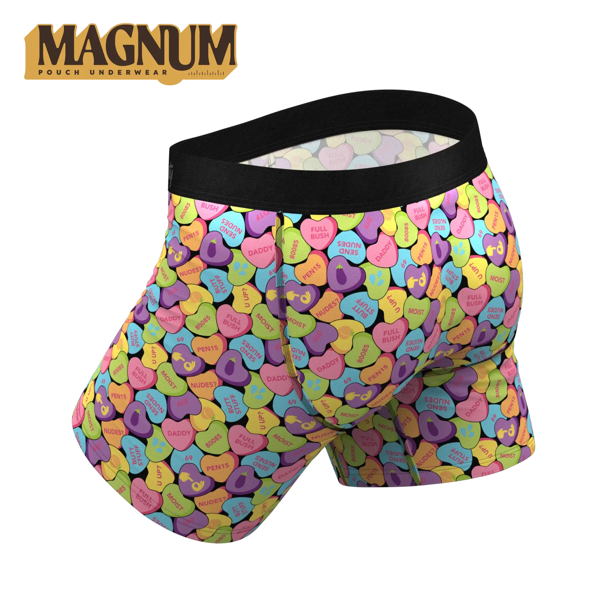 The Candy Crush | Candy Hearts Ball Hammock® Magnum Big Pouch Underwear - Shinesty - Flyclothing LLC