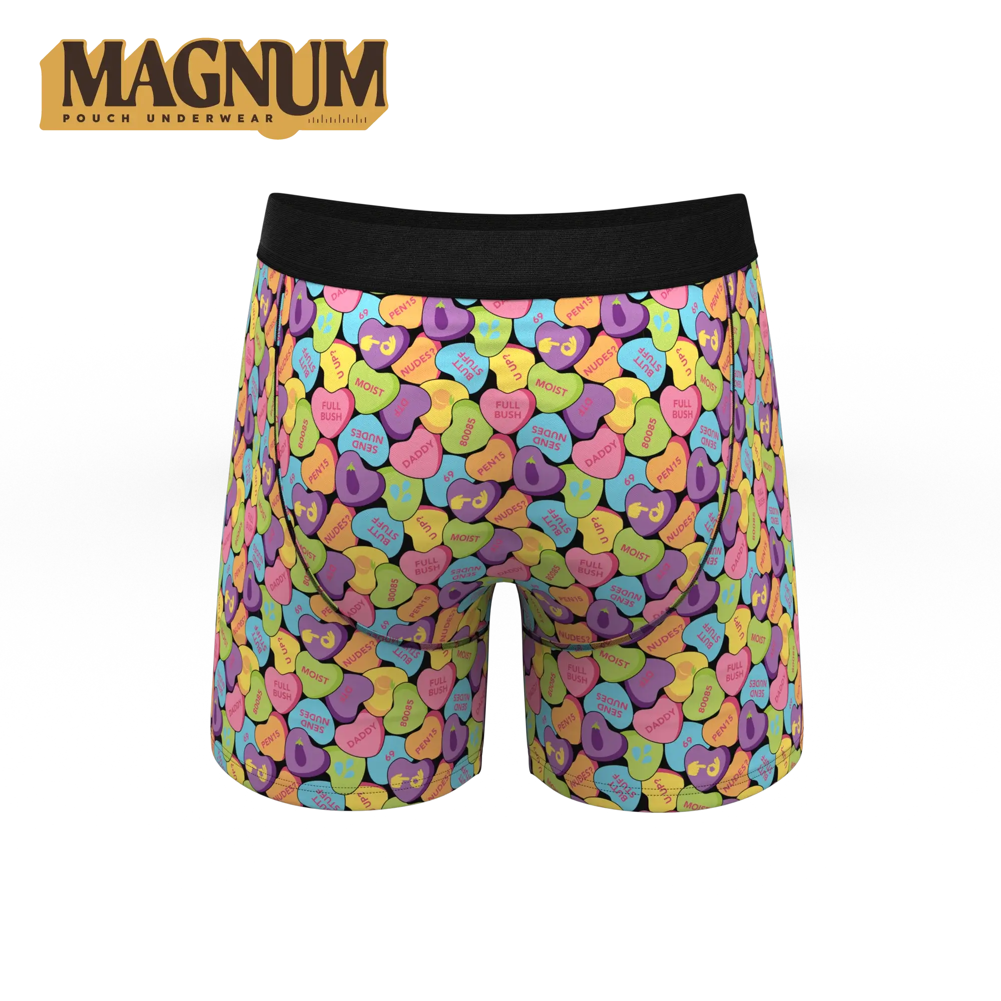 The Candy Crush | Candy Hearts Ball Hammock® Magnum Big Pouch Underwear - Shinesty - Flyclothing LLC