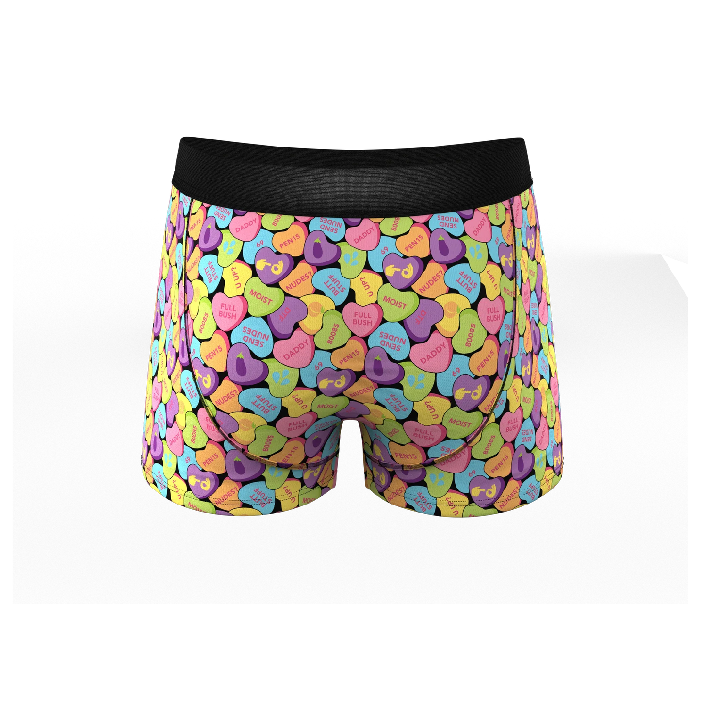 The Candy Crush | Candy Hearts Ball Hammock® Pouch Trunks Underwear - Shinesty - Flyclothing LLC