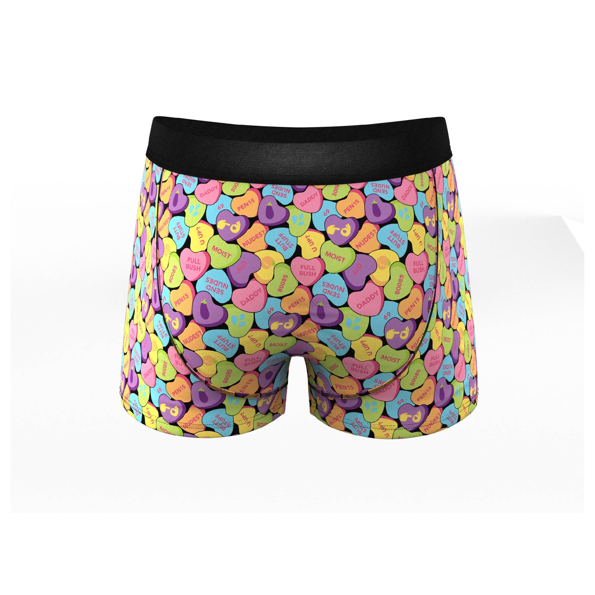 The Candy Crush | Candy Hearts Ball Hammock® Pouch Trunks Underwear - Shinesty - Flyclothing LLC