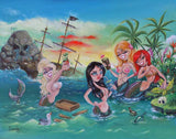 Black Market Art Company Seashore Sirens Print