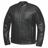 Cannonball - Men's Leather Motorcycle Jacket - Unik Just for Bikers - Flyclothing LLC