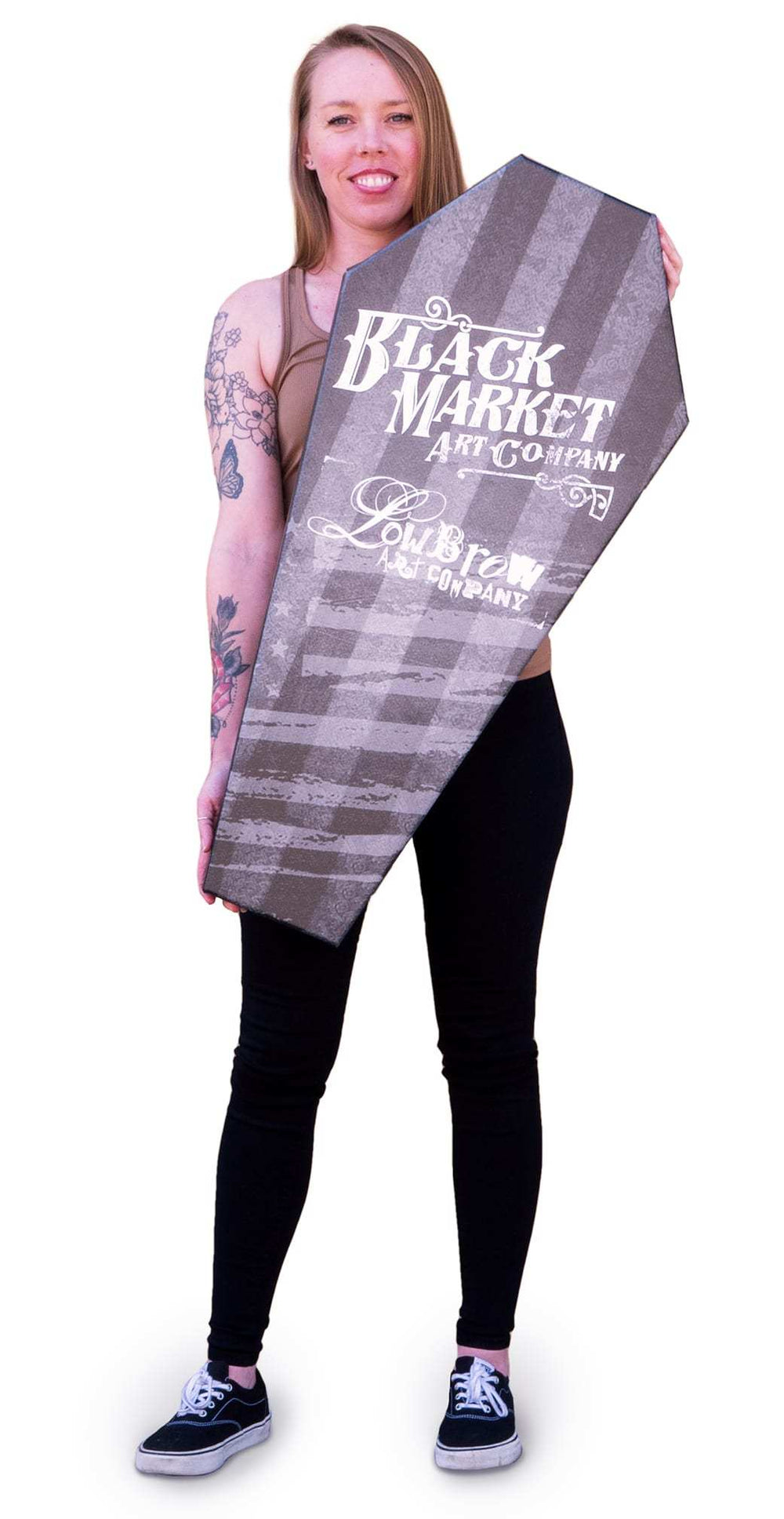 Black Market Art Company Hell Billy & Stretched Coffin Canvas Print - Black Market Art Company - Flyclothing LLC