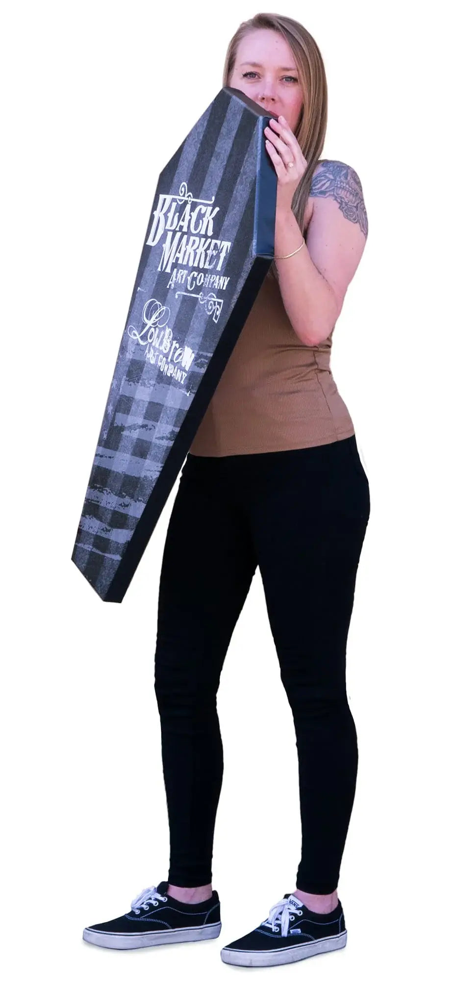 Black Market Art Company BIO GIRL & Stretched Canvas Coffin Print - Black Market Art Company - Flyclothing LLC