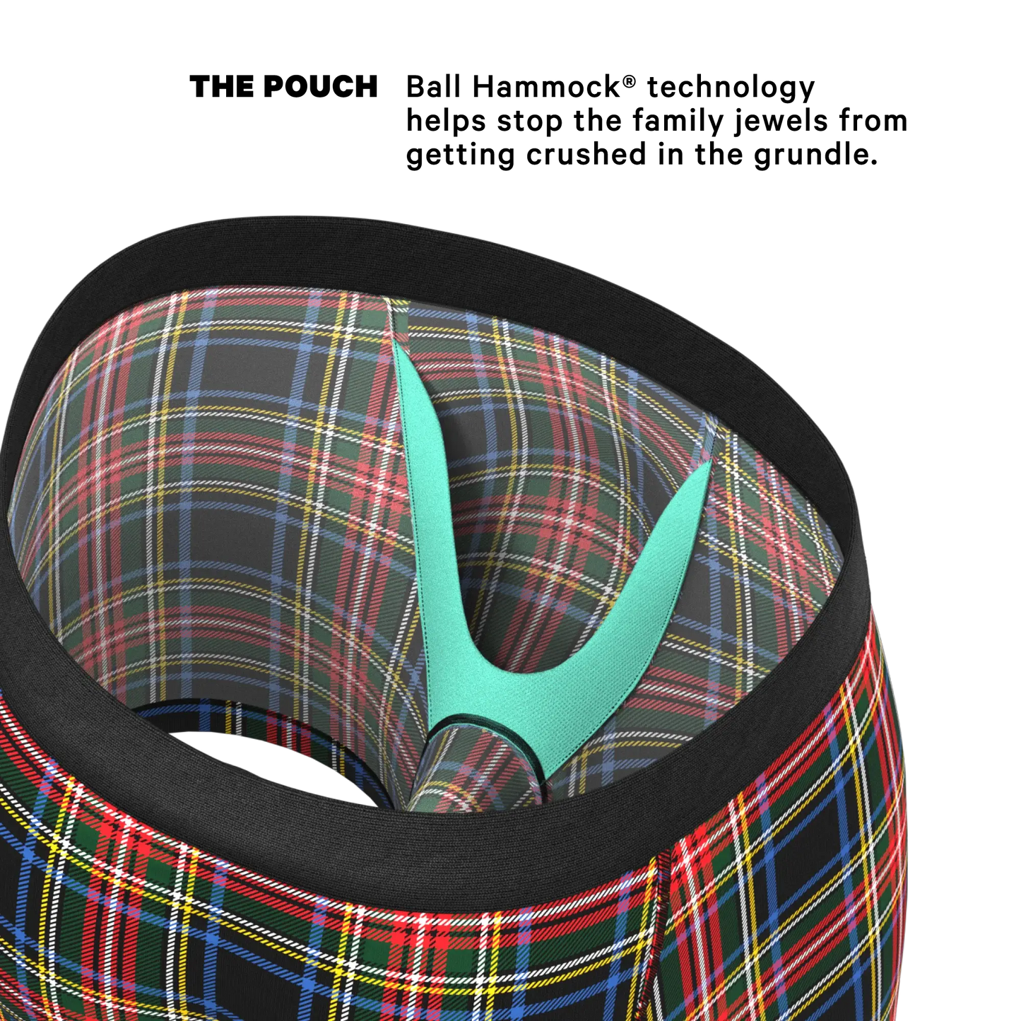 The Cappuccino | Holiday Tartan Plaid Ball Hammock® Pouch Underwear - Shinesty - Flyclothing LLC