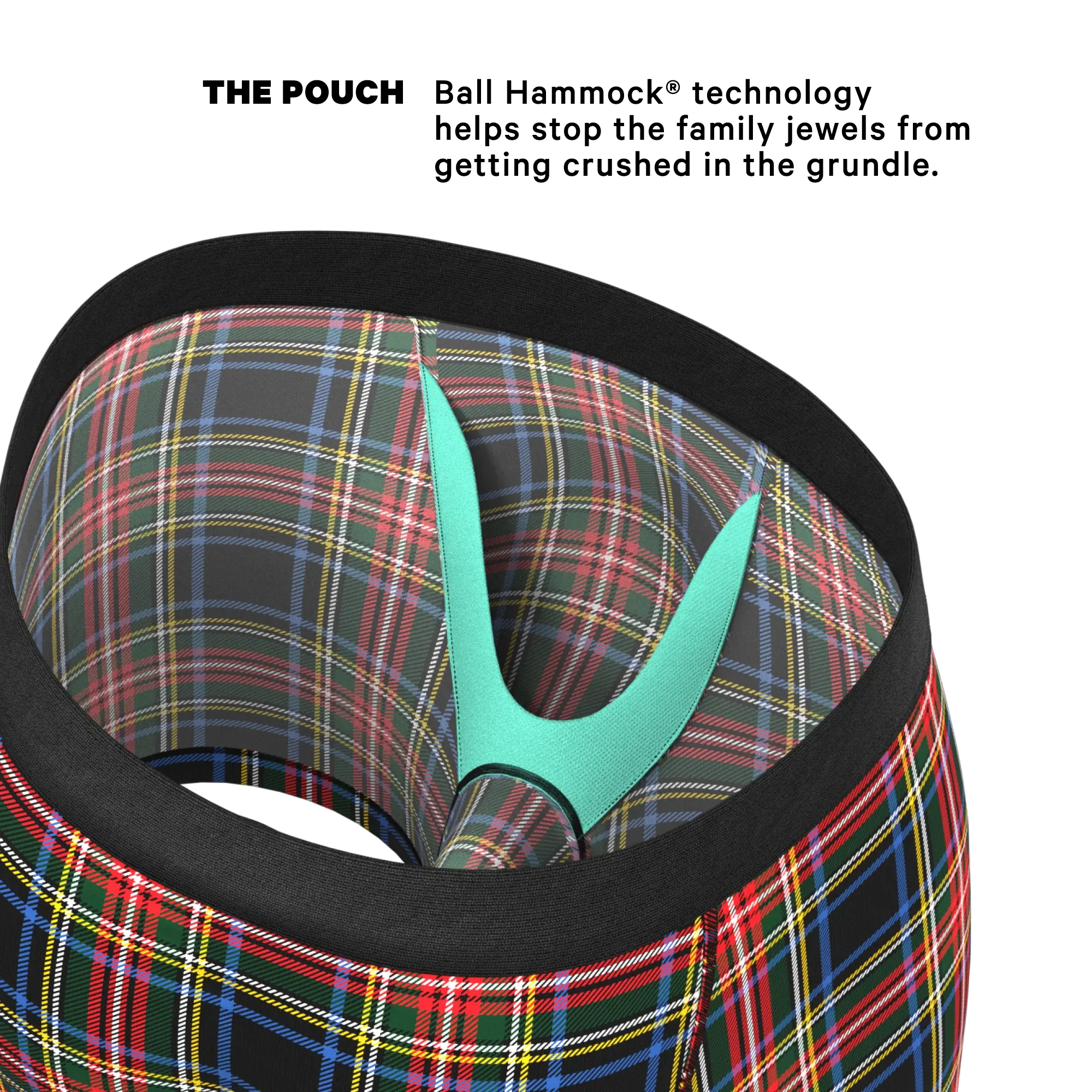 The Cappuccino | Holiday Tartan Plaid Ball Hammock® Pouch Underwear - Shinesty - Flyclothing LLC